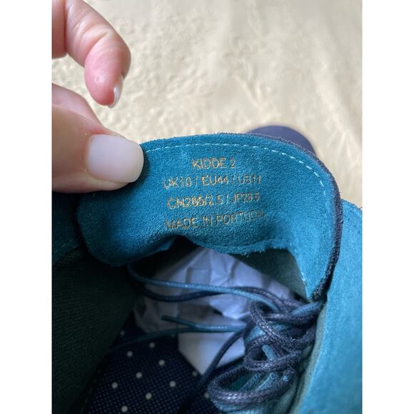 Ted Baker London Blue Suede Wingtip Chukka Boot Mens US 11 EU 44 - Picture 5 of 5